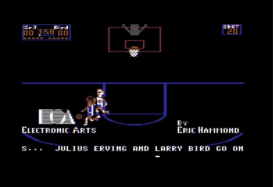 Julius Erving and Larry Bird Go One on One