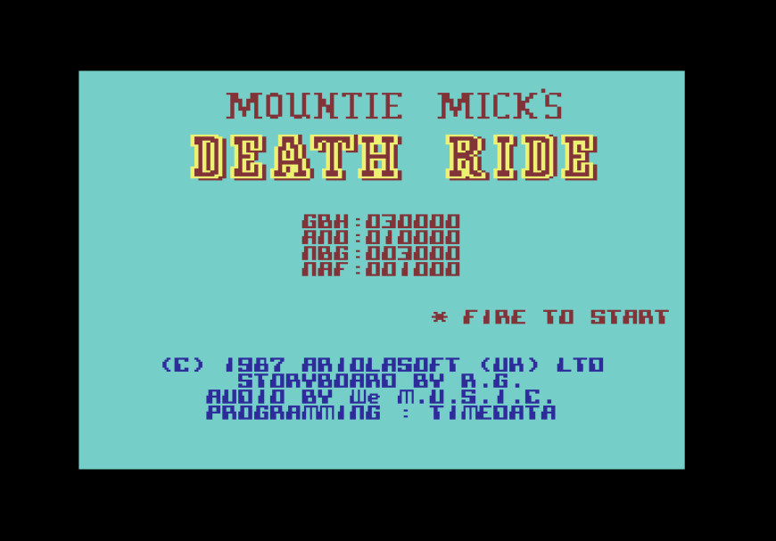 Mountie Mick's Death Ride